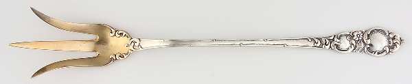 Navarre (Sterling, 1893) Large Lettuce Serving Fork