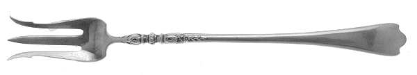 Nellie Custis (Sterling, 1915) Short Handle Pickle/Olive Fork