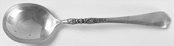 Nellie Custis (Sterling, 1915) Round Bowl Soup Spoon (Gumbo)