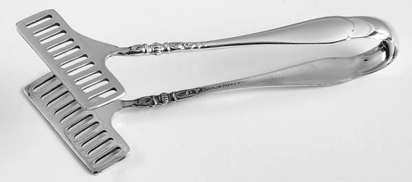 Nellie Custis (Sterling, 1915) Solid Individual Asparagus Tongs