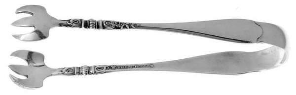 Nellie Custis (Sterling, 1915) Bon Bon Tongs