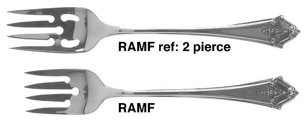 Orleans (Sterling, 1914) Large Ramekin Fork