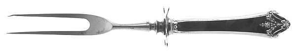 Orleans (Sterling, 1914) Small Steak Carving Fork with Stainless Prongs
