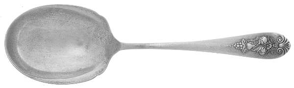 Pendant of Fruit (Sterling, 1939) Preserve Spoon