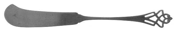 Pynchon (Sterling, 1910) Flat Handle Butter Spreader