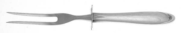 Raindrop (Sterling, 1959) Small Carving Fork W/Sterling Guard