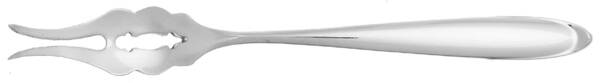 Raindrop (Sterling, 1959) Butter Pick with Two Tines and Pierced Bowl HC