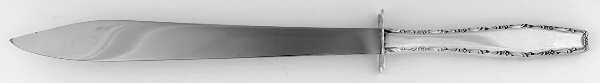 Rapallo (Sterling, 1968) Large Carving/Roast Knife StnlBl w/Sterling Guard