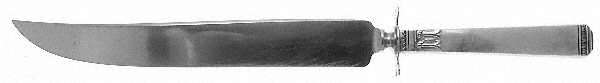 Regency (Sterling, 1935) Large Carving/Roast Knife StnlBl w/Sterling Guard