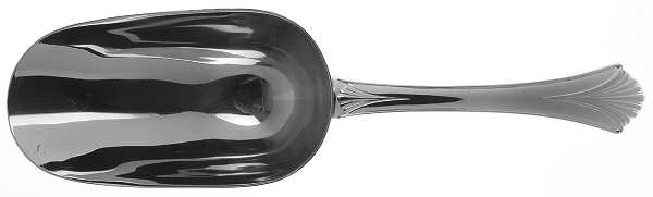 Regency Shell (Sterling, 1989) Ice Scoop with Silverplate Bowl