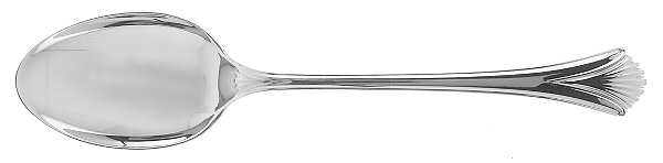 Regency Shell (Sterling, 1989) Place/Oval Soup Spoon by Lunt Silver