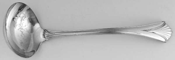 Regency Shell (Sterling, 1989) Solid Gravy Ladle by Lunt Silver