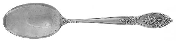 Rose Elegance (Sterling, 1958) Dessert/Oval Soup Spoon by Lunt Silver