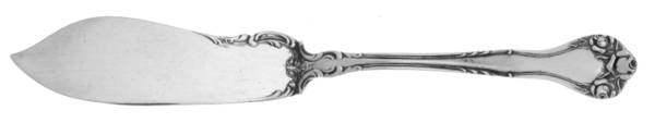 Tudor (Sterling, 1900) Flat Handle Master Butter Knife