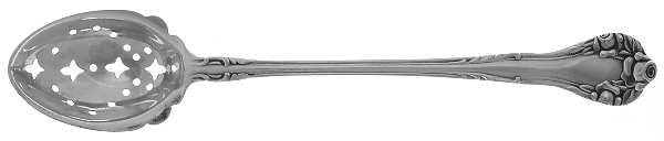 Tudor (Sterling, 1900) Pierced Bowl Short Handle Olive Spoon