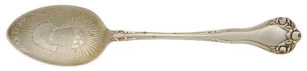 Tudor (Sterling, 1900) Souvenir Spoon (Five O'Clock)
