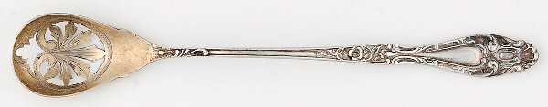 Verona (Sterling, 1894) Pierced Bowl Short Handle Olive Spoon