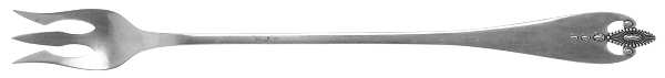 Virginia (Sterling, 1910) Long Handle Pickle/Olive Fork