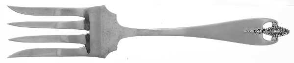 Virginia (Sterling, 1910) Small Solid Cold Meat Serving Fork