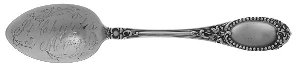Wentworth (Sterling, 1899) Monogram Five O'Clock Teaspoon