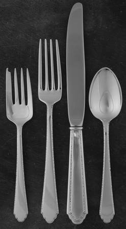 William & Mary (Sterling, 1921, No Monos) 4 Piece Place Size Setting