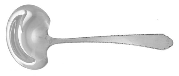 William & Mary (Sterling, 1921, No Monos) Solid Gravy Ladle