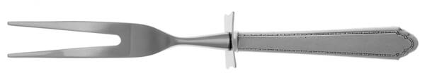 William & Mary (Sterling, 1921, No Monos) Carving Fork Small with Stainless Prongs HC
