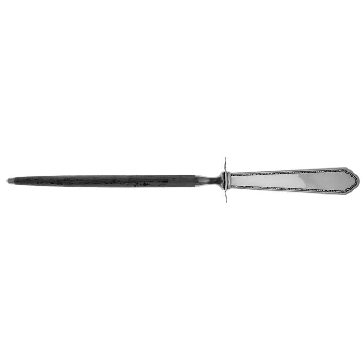 William & Mary (Sterling, 1921, No Monos) Large Steel Rod Knife Sharpener