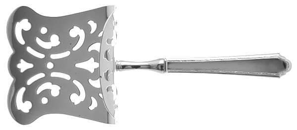 William & Mary (Sterling, 1921, No Monos) Hollow Asparagus Server with Silverplate Hood