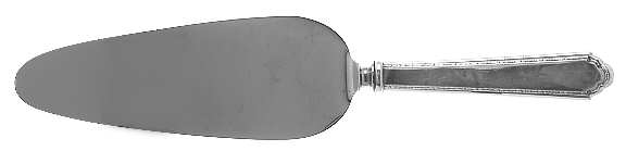 William & Mary (Sterling, 1921, No Monos) Pie Server with Stainless Blade