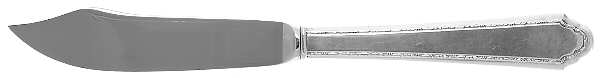 William & Mary (Sterling, 1921, No Monos) Individual Fish Knife with Stainless Blade