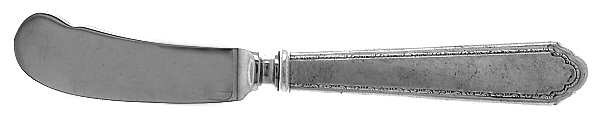 William & Mary (Sterling, 1921, No Monos) Butter Spreader Hollow Hdl-Paddle/Stainless Blade