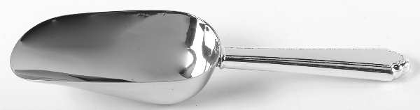 William & Mary (Sterling, 1921, No Monos) Ice Scoop with Stainless Bowl