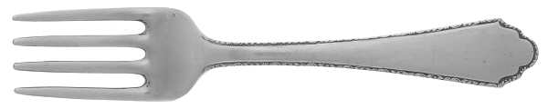 William & Mary (Sterling, 1921, No Monos) Baby Fork