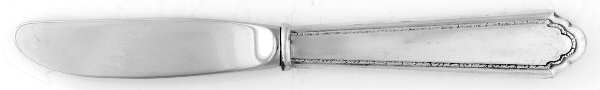 William & Mary (Sterling, 1921, No Monos) Modern Hollow Butter Spreader (Stainless)