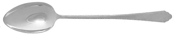 William & Mary (Sterling, 1921, No Monos) Large Solid Dressing Spoon