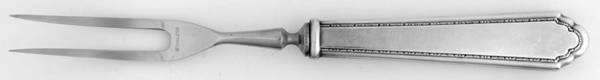 William & Mary (Sterling, 1921, No Monos) Small Steak Carving Fork with Stainless Prongs