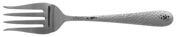 Hammered Classic (Glossy) Medium Solid Cold Meat Serving Fork