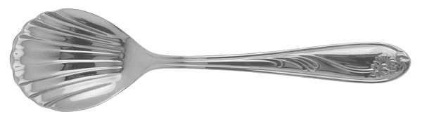 Poppies On Blue Sugar Shell Spoon