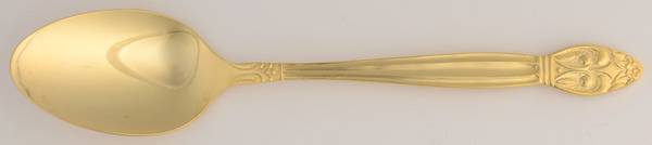 Rutherford (Gold Electroplate) Place/Oval Soup Spoon