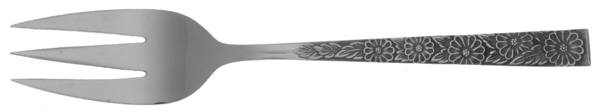 LCU63 (Stainless) Medium Solid Cold Meat Serving Fork