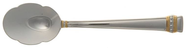 Hancock Gold (Stainless, Gold Accent) Sugar Spoon