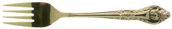 King's Inn (Gold Electroplate) Individual Salad Fork