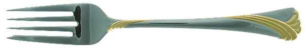 Kelly Gold (Silverplate) Individual Salad Fork