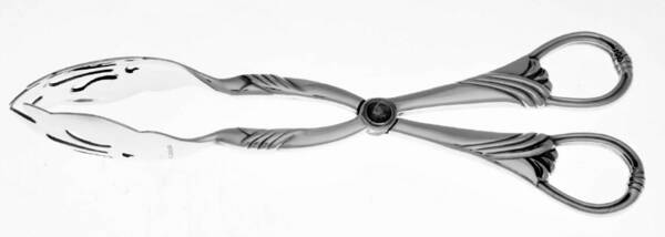 Kelly (Silverplate, Italy) Large Ice Serving Tongs