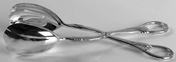 Kelly (Silverplate, Italy) 1-Piece Salad Tongs