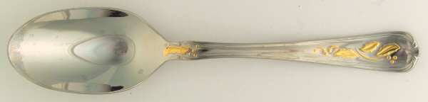 Golden Holiday (Stainless, Gold Acct) Tablespoon (Serving Spoon)
