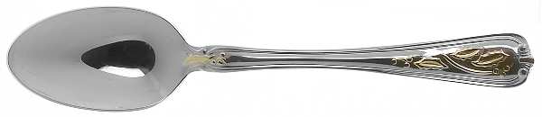 Golden Holiday (Stainless, Gold Acct) Place/Oval Soup Spoon