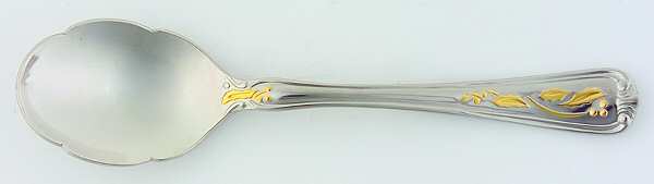 Golden Holiday (Stainless, Gold Acct) Sugar Spoon
