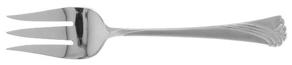 Kelly Frosted (Stainless) Medium Solid Cold Meat Serving Fork